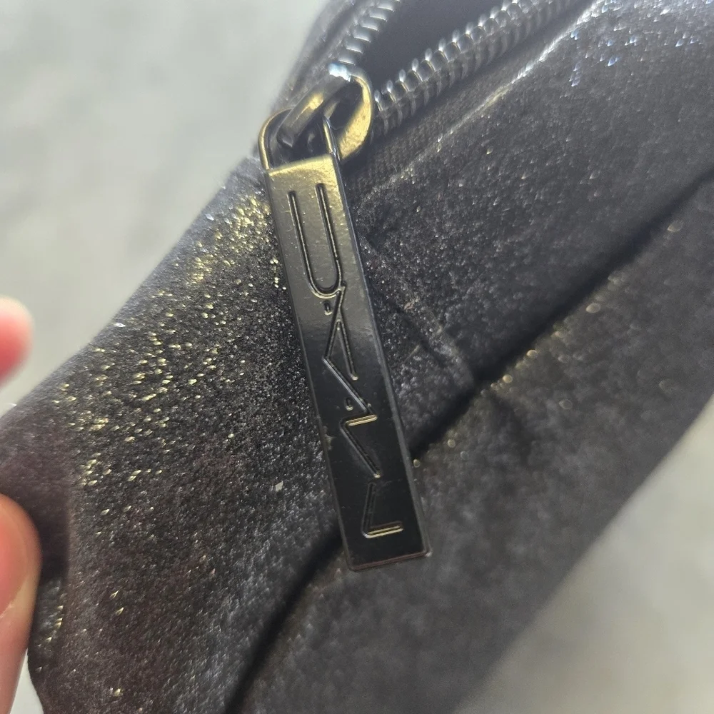 MAC Sparkly Black Cosmetic Bag